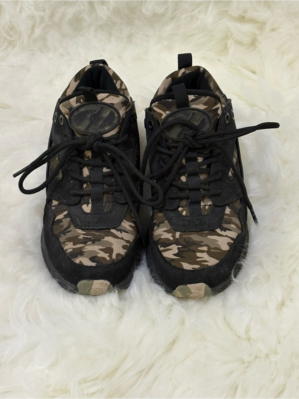 Heelys Kids Camouflage Sneakers - Black & Tan